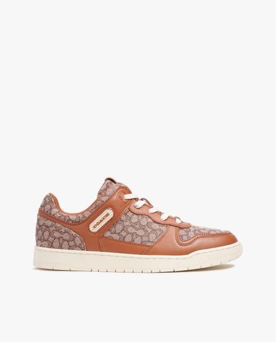  COACH - Giày sneaker nam cổ thấp Micro Signature Jacquard 