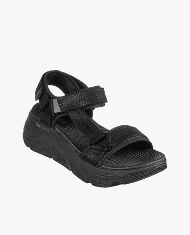  SKECHERS - Giày sandals nữ quai ngang Max Cushioning 