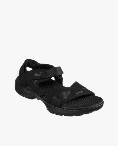  SKECHERS - Giày sandals nữ đế thấp quai ngang Gowalk 6 