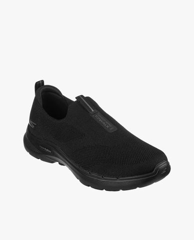  SKECHERS - Giày đi bộ nam phối logo GOwalk 6 