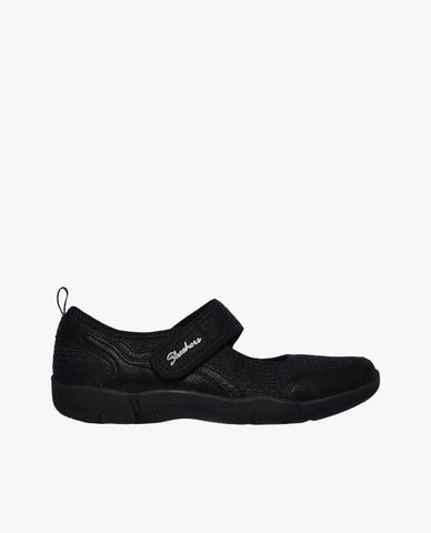  SKECHERS - Giày slip on nữ phối quai ngang Be Lux 