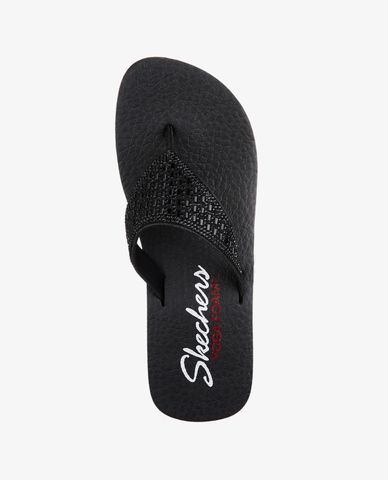  SKECHERS - Dép nữ quai kẹp đính đá Vinyasa 