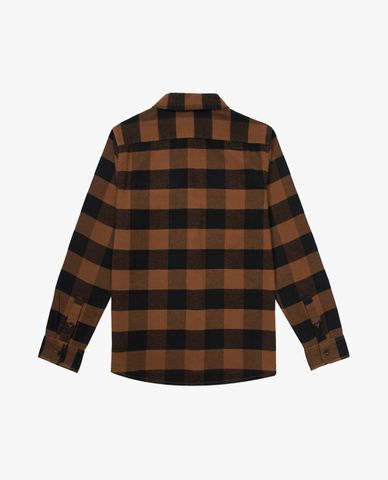  DICKIES - Áo sơ mi nam cổ bẻ tay dài phối sọc caro 