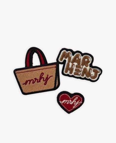  Marhen.J - Set huy hiệu cài túi xách Wappen Funny 