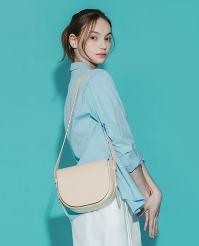  Marhen.J - Túi đeo chéo nữ hình bán nguyệt Mika 