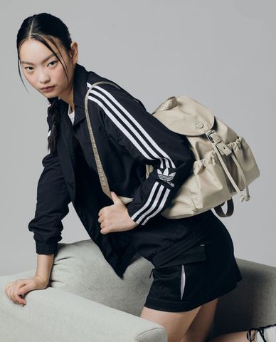  Marhen.J - Balo nữ dây rút nắp gập Scarlet 