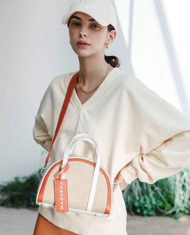  Marhen.J - Túi xách nữ hình bán nguyệt Piggy 