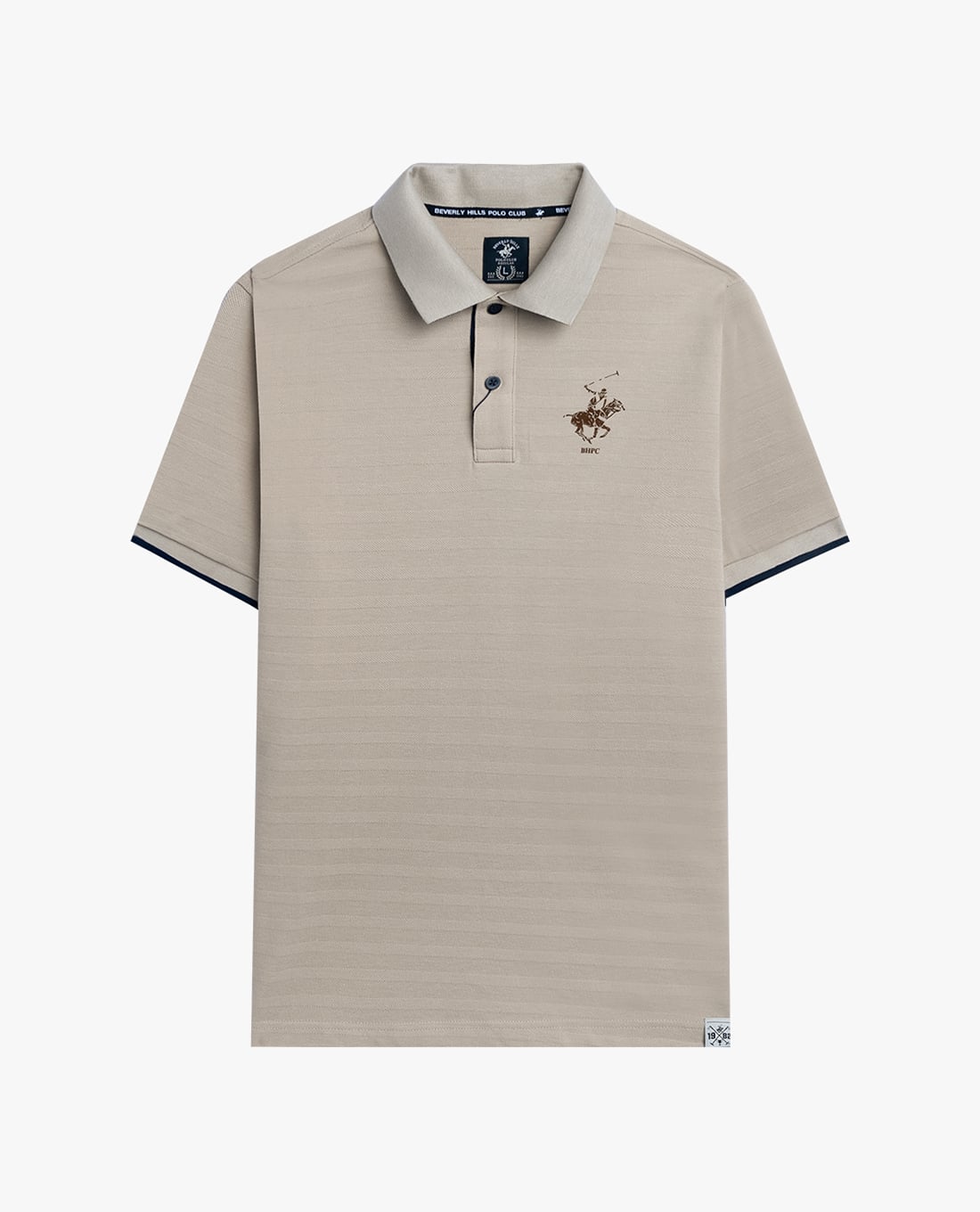 BEVERLY HILLS POLO CLUB - Áo polo nam cổ bẻ tay ngắn hiện đại