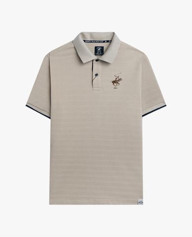  BEVERLY HILLS POLO CLUB - Áo polo nam cổ bẻ tay ngắn hiện đại 