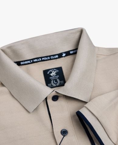  BEVERLY HILLS POLO CLUB - Áo polo nam cổ bẻ tay ngắn hiện đại 