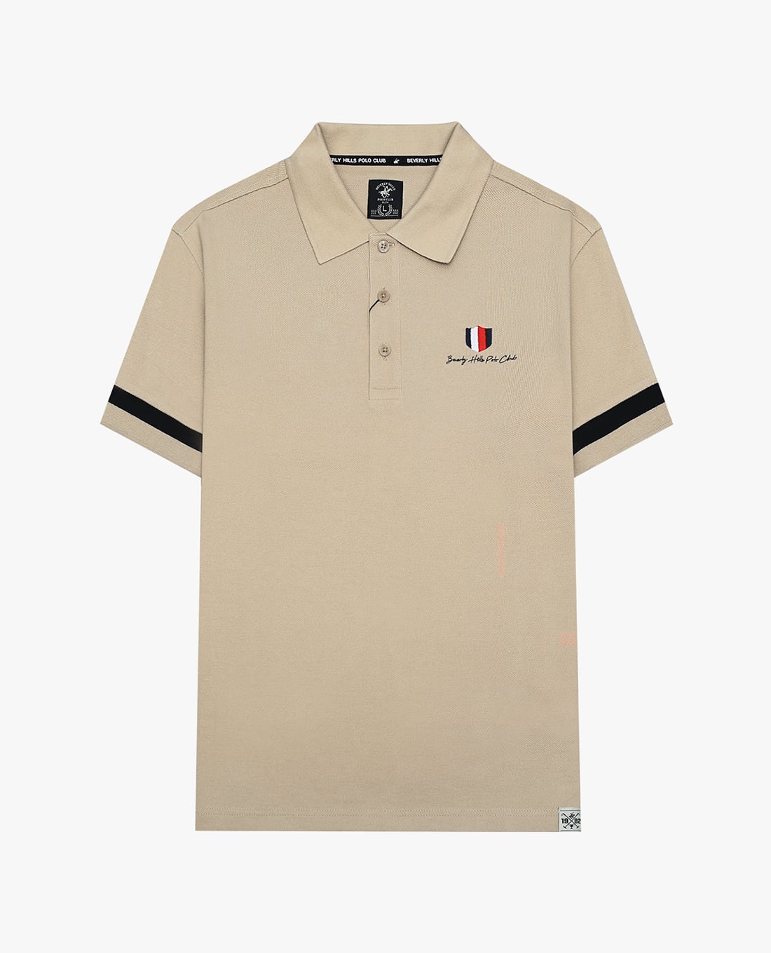 BEVERLY HILLS POLO CLUB - Áo polo nam cổ bẻ tay ngắn thời trang