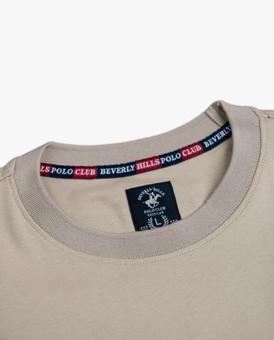  BEVERLY HILLS POLO CLUB - Áo thun nam cổ tròn tay ngắn trẻ trung 