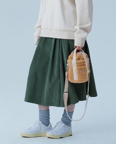  FILA - Túi rút dây nữ phối lông BOA 