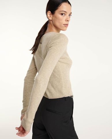  THE KOOPLES - Áo khoác cardigan cổ V tay dài phom lửng Wool And Cashmere 