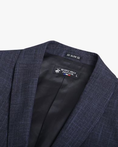  BEVERLY HILLS POLO CLUB - Áo khoác blazer nam cài nút thanh lịch 