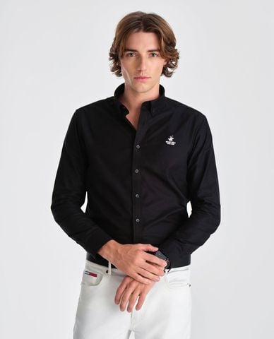  BEVERLY HILLS POLO CLUB - Áo sơ mi nam cổ bẻ tay dài thanh lịch 