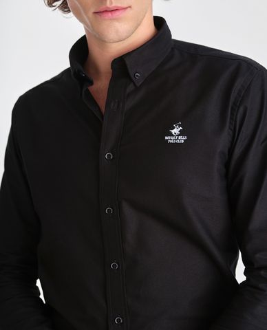  BEVERLY HILLS POLO CLUB - Áo sơ mi nam cổ bẻ tay dài thanh lịch 