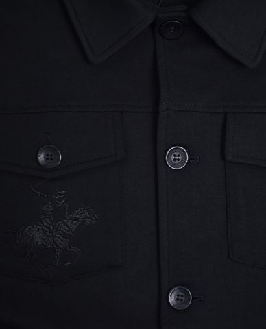  BEVERLY HILLS POLO CLUB - Áo khoác sơ mi nam cổ bẻ tay dài thời trang 