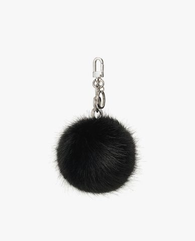  Marhen.J - Móc khóa túi hình tròn phối lông vũ Emily Furcharm 