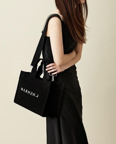  Marhen.J - Túi đeo vai chữ nhật vải bố Rico 