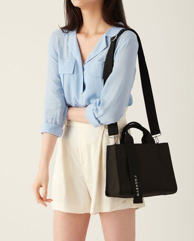  Marhen.J - Túi đeo vai nữ chữ nhật vải bố Rico 