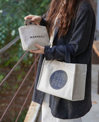  Marhen.J - Túi đựng phụ kiện phom chữ nhật phối zip Lina 