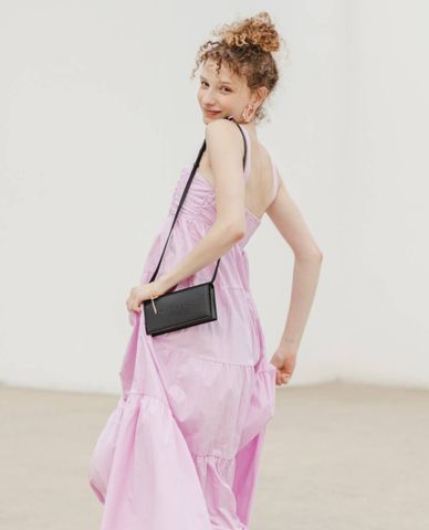  Marhen.J - Túi đeo chéo nữ nắp gập phom chữ nhật Marilyn 