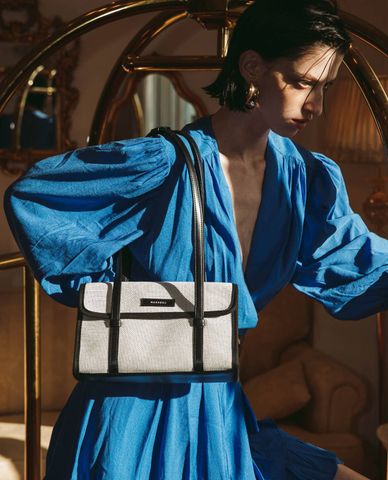  Marhen.J - Túi đeo vai chữ nhật nắp gập Flap 