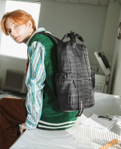  Marhen.J - Balo unisex phom chữ nhật Logan 