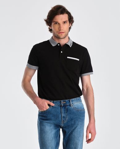  BEVERLY HILLS POLO CLUB - Áo polo nam cổ bẻ tay ngắn thời trang 