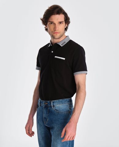  BEVERLY HILLS POLO CLUB - Áo polo nam cổ bẻ tay ngắn thời trang 