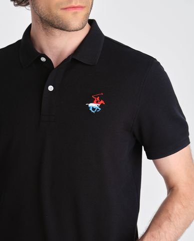  BEVERLY HILLS POLO CLUB - Áo polo nam cổ bẻ tay ngắn trẻ trung 