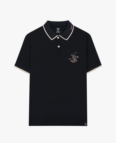  BEVERLY HILLS POLO CLUB - Áo polo nam cổ bẻ tay ngắn trẻ trung 