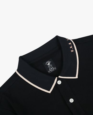  BEVERLY HILLS POLO CLUB - Áo polo nam cổ bẻ tay ngắn trẻ trung 