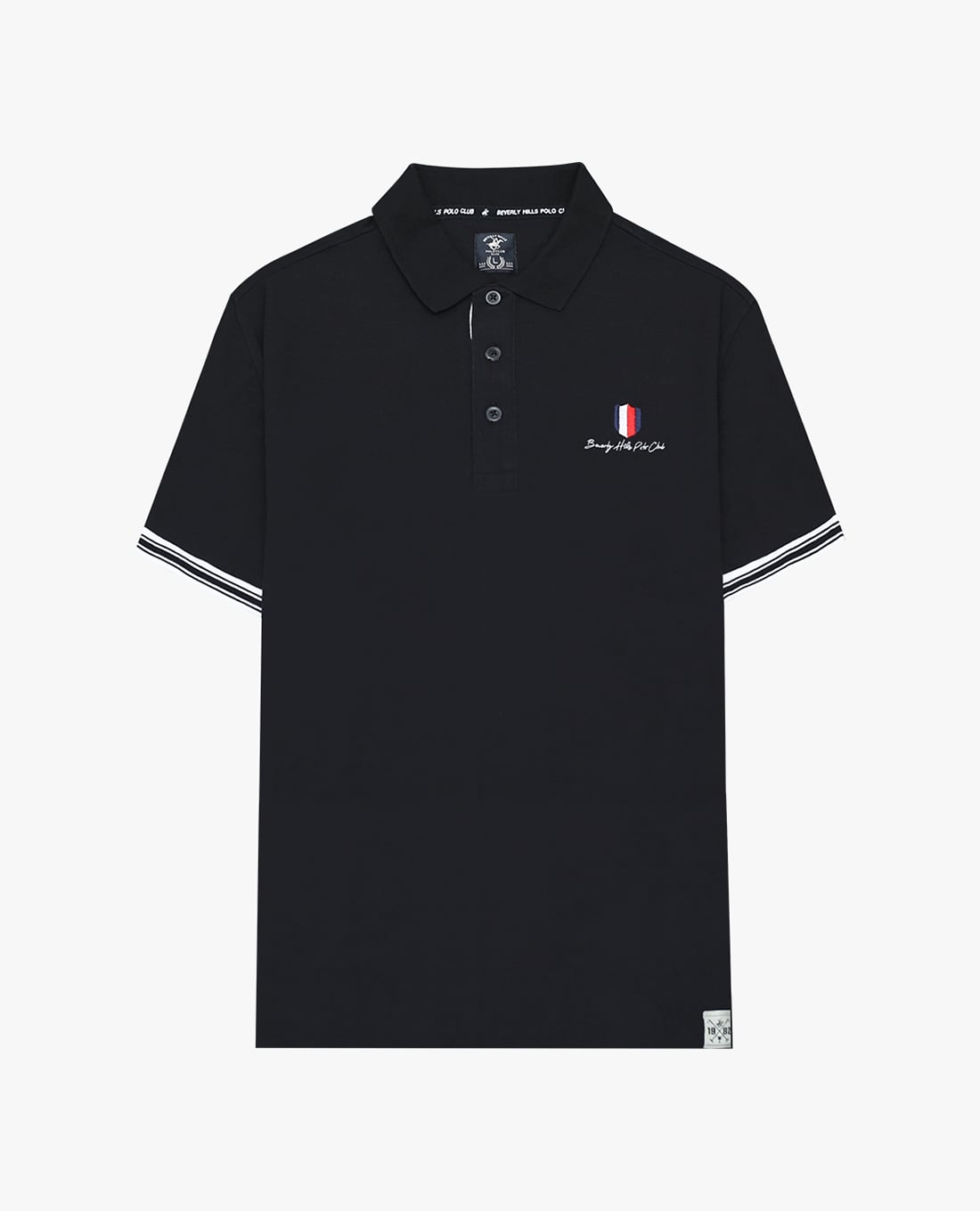 BEVERLY HILLS POLO CLUB - Áo polo nam cổ bẻ tay ngắn Slim Fit