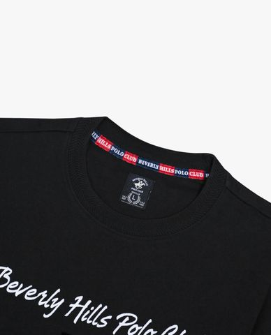  BEVERLY HILLS POLO CLUB - Áo thun nam cổ tròn tay ngắn trẻ trung 