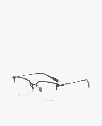  MUJOSH - Gọng kính nam chữ nhật nửa khung thời trang 