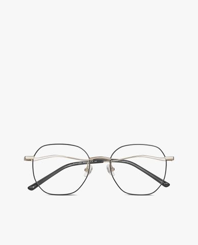  MUJOSH - Gọng kính tròn unisex bản mảnh thời trang 