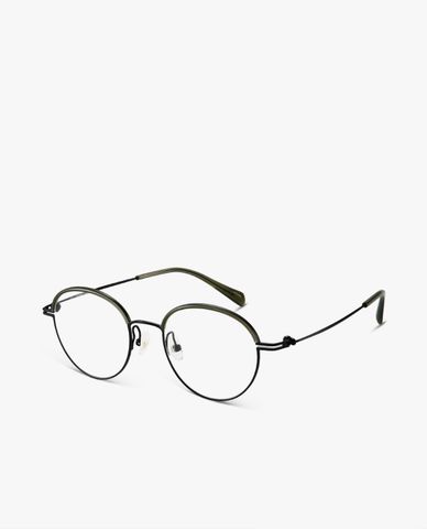  MUJOSH - Gọng kính oval unisex bản mảnh cá tính 