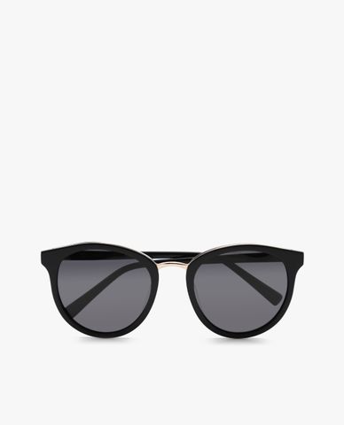  MUJOSH - Kính mát gọng tròn viền dày thời trang 