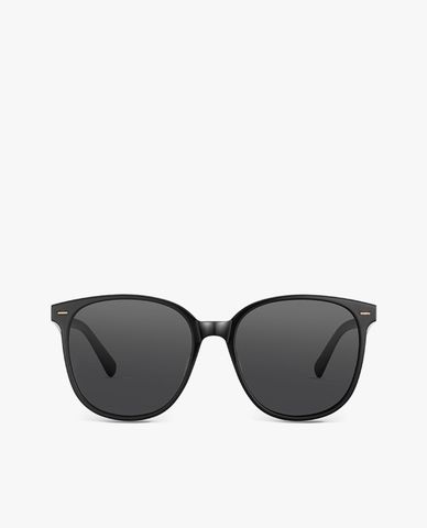  MUJOSH - Kính mát unisex gọng vuông bo tròn bản mảnh thời trang 