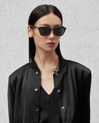  MUJOSH - Kính mát nữ gọng vuông bản vừa cá tính 