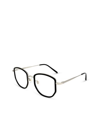  MUJOSH - Gọng kính đa giác kim loại cao cấp cá tính 