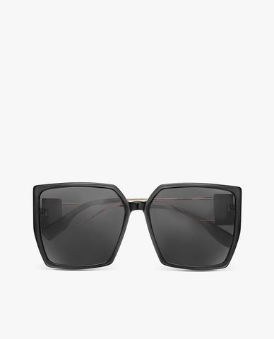  MUJOSH - Kính mát nữ gọng vuông bản dày thời trang 