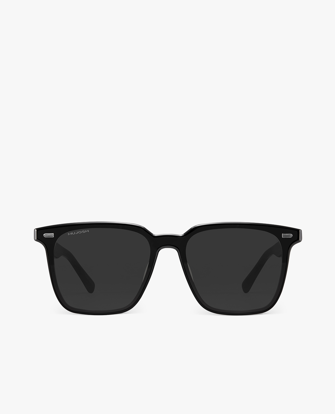 MUJOSH - Kính mát unisex gọng vuông bản vừa hiện đại