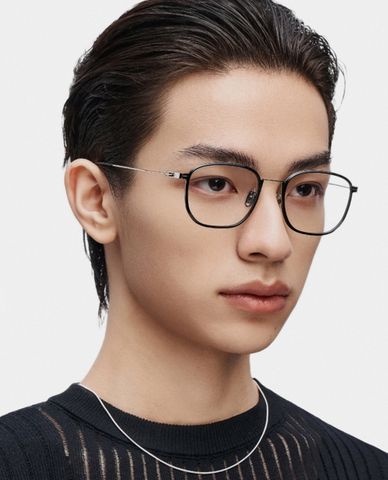  MUJOSH - Gọng kính vuông unisex bản vừa thời trang 