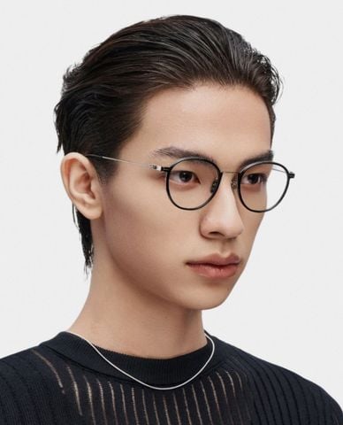  MUJOSH - Gọng kính oval unisex hiện đại 