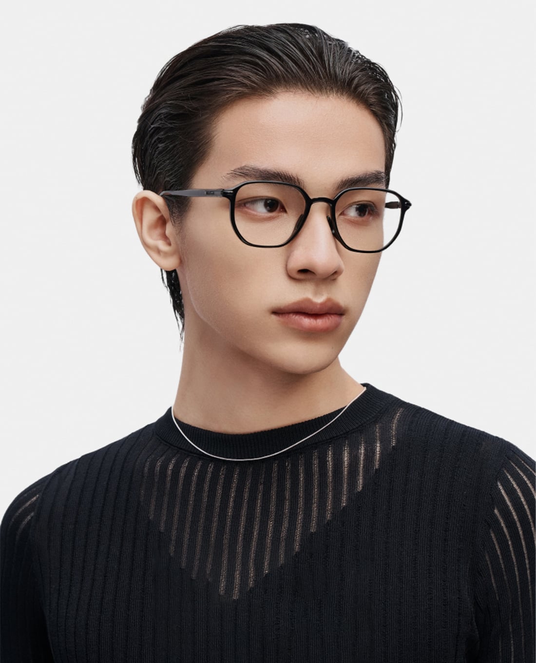 MUJOSH - Gọng kính đa giác unisex thời trang