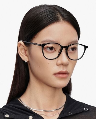  MUJOSH - Gọng kính oval unisex bản vừa thời thượng 