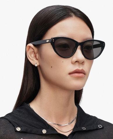  MUJOSH - Kính mát nữ gọng mắt mèo bản vừa hiện đại 